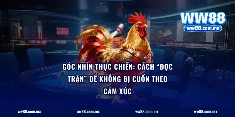 Góc nhìn thực chiến: cách “đọc trận” để không bị cuốn theo cảm xúc