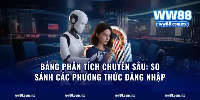 Bảng phân tích chuyên sâu: So sánh các phương thức đăng nhập