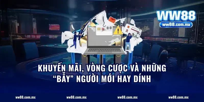 Khuyến mãi, vòng cược và những “bẫy” người mới hay dính