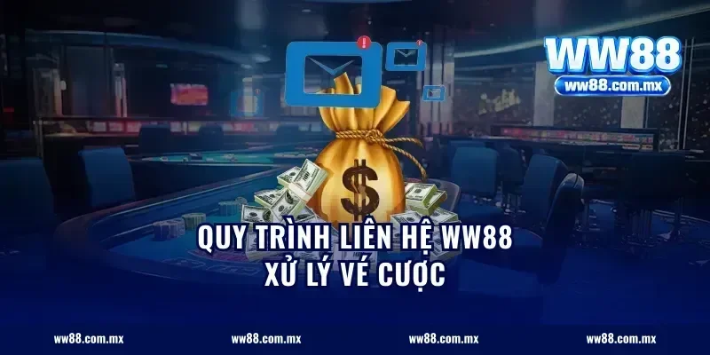 Quy trình liên hệ ww88 xử lý vé cược