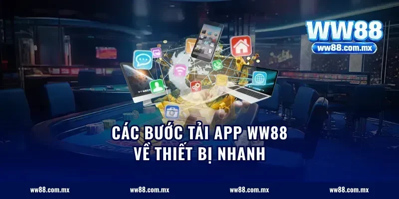 Các bước tải app ww88 về thiết bị nhanh